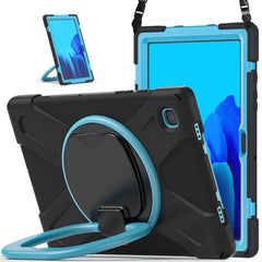 Funda protectora de silicona y PC con soporte y correa para el hombro, para Samsung Galaxy Tab S8 / Galaxy Tab S7 T870 / T875, para Samsung Galaxy Tab A7 10.4 (2020) T500 / T505