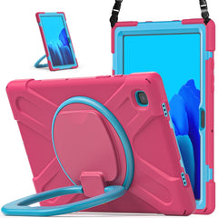 Funda protectora de silicona y PC con soporte y correa para el hombro, para Samsung Galaxy Tab S8 / Galaxy Tab S7 T870 / T875, para Samsung Galaxy Tab A7 10.4 (2020) T500 / T505