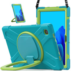 Funda protectora de silicona y PC con soporte y correa para el hombro, para Samsung Galaxy Tab S8 / Galaxy Tab S7 T870 / T875, para Samsung Galaxy Tab A7 10.4 (2020) T500 / T505