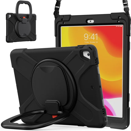 Silicone + PC Protective Case with Holder & Shoulder Strap, For Samsung Galaxy Tab S8 / Galaxy Tab S7 T870 / T875, For Samsung Galaxy Tab A7 10.4 (2020) T500 / T505, For iPad 9.7 inch (2018/2017)