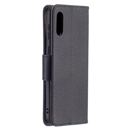 Litchi Texture Pure Color Horizontal Flip Leather Case with Holder & Card Slots & Wallet & Lanyard, For Samsung Galaxy A02