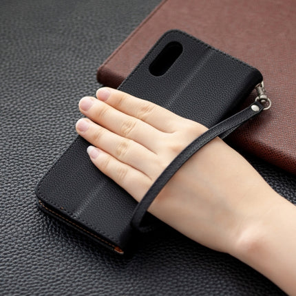 Litchi Texture Pure Color Horizontal Flip Leather Case with Holder & Card Slots & Wallet & Lanyard, For Samsung Galaxy A02