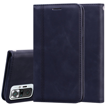 Frosted Business Magnetic Horizontal Flip PU Leather Case with Holder & Card Slot & Lanyard, For Xiaomi Redmi Note 10 Pro, For Xiaomi Poco M3, For Xiaomi Mi 10T Lite 5G, For Xiaomi Mi 10T Pro 5G