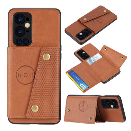 Double Buckle PU + TPU Shockproof Magnetic Protective Case with Card Slot & Holder, For OnePlus 9, For OnePlus 9 Pro, For Xiaomi Redmi K40, For Xiaomi Redmi Note 9 4G, For Xiaomi Redmi Note 10
