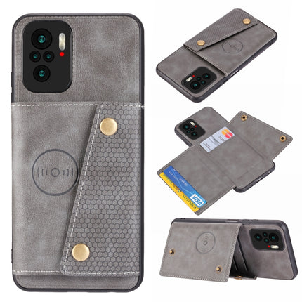 Double Buckle PU + TPU Shockproof Magnetic Protective Case with Card Slot & Holder, For OnePlus 9, For OnePlus 9 Pro, For Xiaomi Redmi K40, For Xiaomi Redmi Note 9 4G, For Xiaomi Redmi Note 10