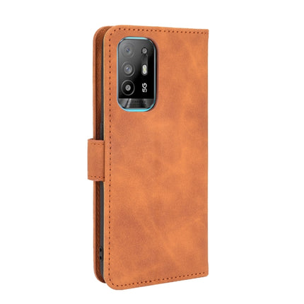 Solid Color Skin Feel Magnetic Buckle Horizontal Flip Calf Texture PU Leather Case with Holder & Card Slots & Wallet, For OPPO F19 Pro /  A94 5G