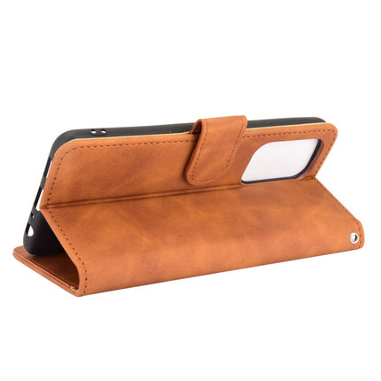 Solid Color Skin Feel Magnetic Buckle Horizontal Flip Calf Texture PU Leather Case with Holder & Card Slots & Wallet, For OPPO F19 Pro /  A94 5G