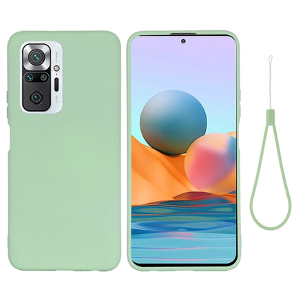 Solid Color Liquid Silicone Dropproof Full Coverage Protective Case, For Xiaomi Redmi Note 10 Pro Max, For Xiaomi Redmi Note 10S