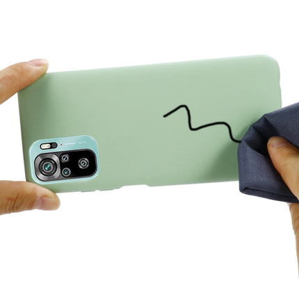 Solid Color Liquid Silicone Dropproof Full Coverage Protective Case, For Xiaomi Redmi Note 10S