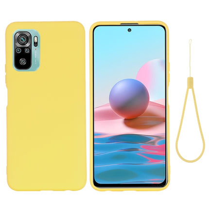 Solid Color Liquid Silicone Dropproof Full Coverage Protective Case, For Xiaomi Redmi Note 10S