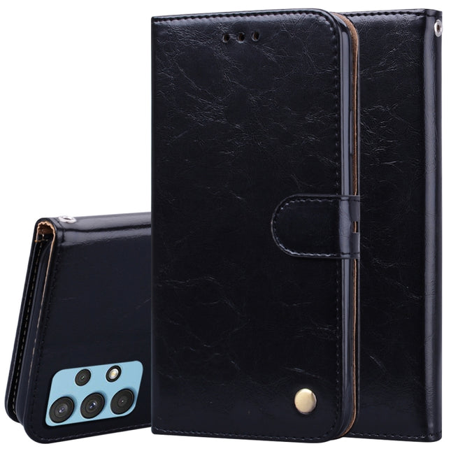 Business Style Oil Wax Texture Horizontal Flip Leather Case with Holder & Card Slots & Wallet, For Samsung Galaxy A12, For Samsung Galaxy A32 4G, For Samsung Galaxy A32 5G, For Samsung Galaxy A42 5G, For Samsung Galaxy A52 5G / 4G                      ...