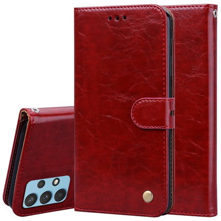 Business Style Oil Wax Texture Horizontal Flip Leather Case with Holder & Card Slots & Wallet, For Samsung Galaxy A12, For Samsung Galaxy A32 4G, For Samsung Galaxy A32 5G, For Samsung Galaxy A42 5G, For Samsung Galaxy A52 5G / 4G                      ...