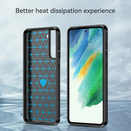 Brushed Texture Carbon Fiber TPU Case, For Samsung Galaxy S21 FE