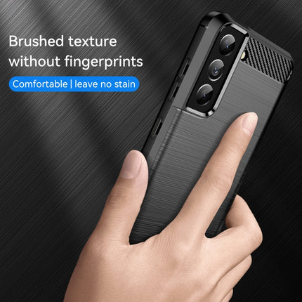 Brushed Texture Carbon Fiber TPU Case, For Samsung Galaxy S21 FE