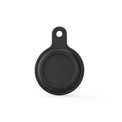 Gel Leather Case Cover with Switchable Keychain Ring for AirTag