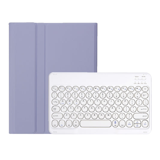 YT098B Detachable Candy Color Skin Texture Round Keycap Bluetooth Keyboard Leather Case with Pen Slot & Stand, For iPad Pro 11 inch 2020 & 2018, For iPad Air 4 10.9 2020 / Air 5 10.9 2022, For iPad Air 2020 10.9