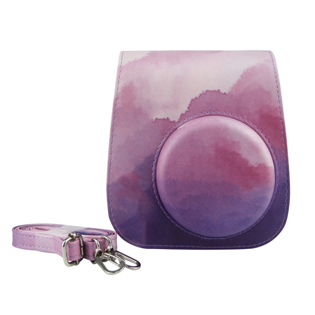 Painted Series Camera Bag with Shoulder Strap for Fujifilm Instax mini 11, For Fujifilm Instax mini 11(Fantasy Cloud), For Fujifilm Instax mini 11(Blue Pastel), For Fujifilm Instax mini 11(Oil Paint), For Fujifilm Instax mini 11(Light Pink Hand-painted...