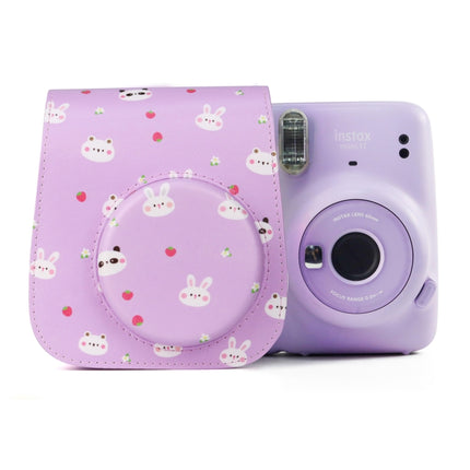 Painted Series Camera Bag with Shoulder Strap for Fujifilm Instax mini 11, For Fujifilm Instax mini 11(Fantasy Cloud), For Fujifilm Instax mini 11(Blue Pastel), For Fujifilm Instax mini 11(Oil Paint), For Fujifilm Instax mini 11(Light Pink Hand-painted...