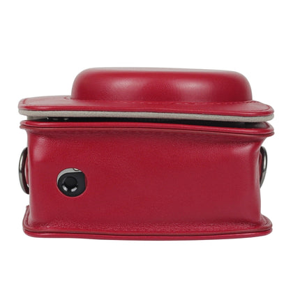 Solid Color PU Camera Bag with Shoulder Strap for Fujifilm Instax mini 90, For Fujifilm Instax mini 90