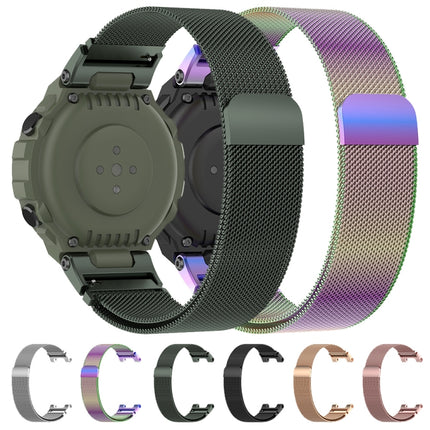 Milanese Magnetic Metal Replacement Strap Watchband, For Amazfit T-Rex Pro / Amazfit T-Rex