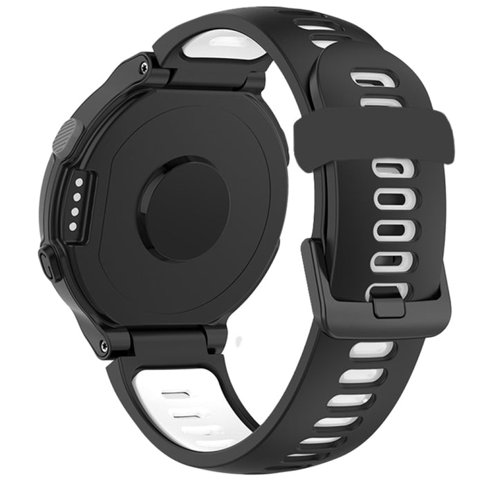 Two-color Silicone Replacement Strap Watchband, For Garmin Forerunner 220/230/235/620/630/735XT