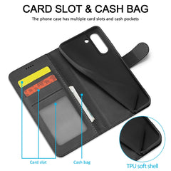 LC.IMEEKE Calf Texture Horizontal Flip Leather Case, with Holder & Card Slots & Wallet, For Samsung Galaxy S21 FE