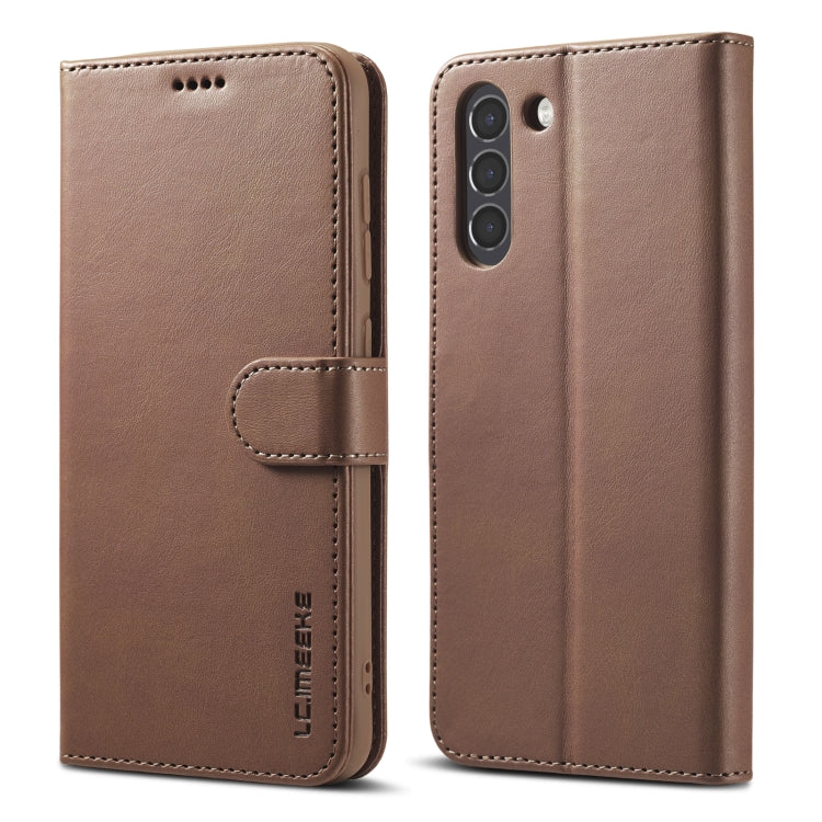 LC.IMEEKE Calf Texture Horizontal Flip Leather Case, with Holder & Card Slots & Wallet, For Samsung Galaxy S21 FE