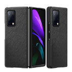 For Huawei Mate X2 / Black Cross Texture