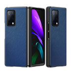 For Huawei Mate X2 / Blue Cross Texture