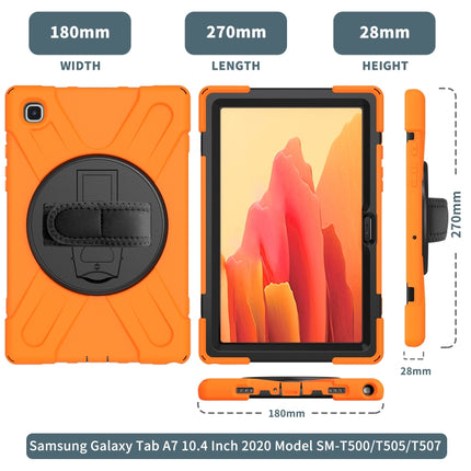 Shockproof Colorful Silicone + PC Protective Case with Holder & Shoulder Strap & Hand Strap, For Samsung Galaxy Tab A7 10.4 2020 T500 / T505, For Samsung Galaxy Tab A 8.4 2020 T307U, For Samsung Galaxy Tab A 10.1 (2019) T515 / T510