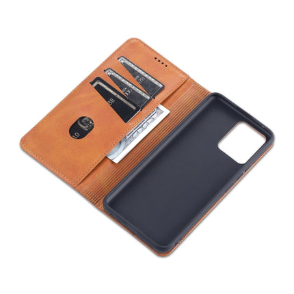 AZNS Magnetic Calf Texture Horizontal Flip Leather Case with Card Slots & Holder & Wallet, For OPPO Realme 8 / 8 Pro, For Xiaomi Mi 11 Pro
