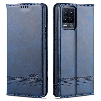 AZNS Magnetic Calf Texture Horizontal Flip Leather Case with Card Slots & Holder & Wallet, For OPPO Realme 8 / 8 Pro, For Xiaomi Mi 11 Pro