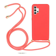Wheat Straw Material + TPU Protective Case with Lanyard, For Samsung Galaxy A02s, For Samsung Galaxy A12, For Samsung Galaxy A31, For Samsung Galaxy A32 5G