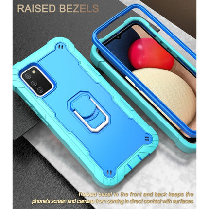 PC + Rubber 3-layers Shockproof Protective Case with Rotating Holder, For Samsung Galaxy A02s, For Samsung Galaxy A12 5G