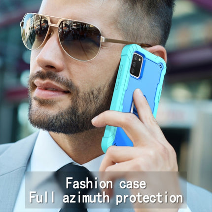 PC + Rubber 3-layers Shockproof Protective Case with Rotating Holder, For Samsung Galaxy A02s, For Samsung Galaxy A12 5G