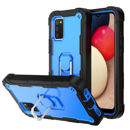 PC + Rubber 3-layers Shockproof Protective Case with Rotating Holder, For Samsung Galaxy A02s, For Samsung Galaxy A12 5G