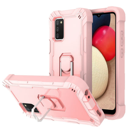 PC + Rubber 3-layers Shockproof Protective Case with Rotating Holder, For Samsung Galaxy A02s, For Samsung Galaxy A12 5G