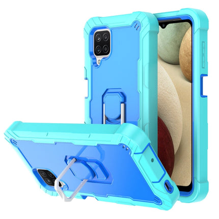 PC + Rubber 3-layers Shockproof Protective Case with Rotating Holder, For Samsung Galaxy A02s, For Samsung Galaxy A12 5G