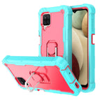 For Samsung Galaxy A12 5G / Mint Green + Rose Red