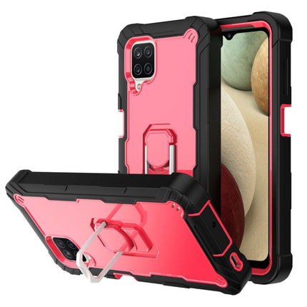 PC + Rubber 3-layers Shockproof Protective Case with Rotating Holder, For Samsung Galaxy A02s, For Samsung Galaxy A12 5G