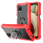 For Samsung Galaxy A12 5G / Red + Black