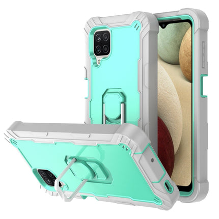 PC + Rubber 3-layers Shockproof Protective Case with Rotating Holder, For Samsung Galaxy A02s, For Samsung Galaxy A12 5G