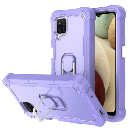 PC + Rubber 3-layers Shockproof Protective Case with Rotating Holder, For Samsung Galaxy A02s, For Samsung Galaxy A12 5G