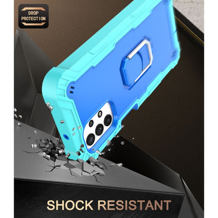 PC + Rubber 3-layers Shockproof Protective Case with Rotating Holder, For Samsung Galaxy A32 5G, For Samsung Galaxy A72 5G / 4G