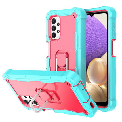 PC + Rubber 3-layers Shockproof Protective Case with Rotating Holder, For Samsung Galaxy A32 5G, For Samsung Galaxy A72 5G / 4G