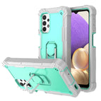 For Samsung Galaxy A32 5G / Grey White + Mint Green