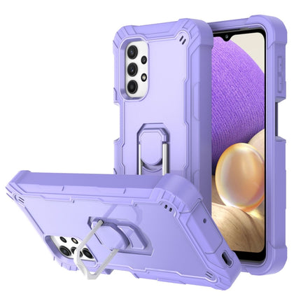 PC + Rubber 3-layers Shockproof Protective Case with Rotating Holder, For Samsung Galaxy A32 5G, For Samsung Galaxy A72 5G / 4G