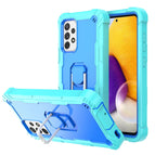 For Samsung Galaxy A72 5G / 4G / Mint Green + Blue