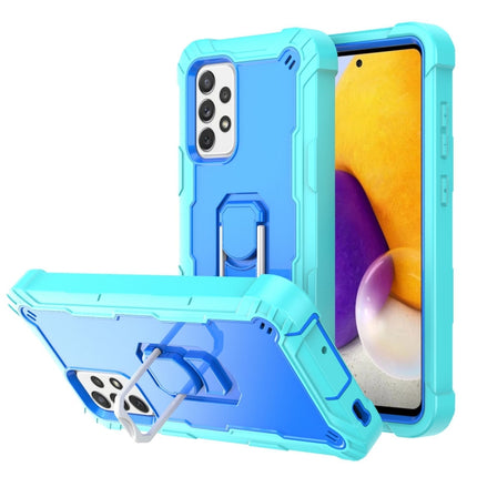 PC + Rubber 3-layers Shockproof Protective Case with Rotating Holder, For Samsung Galaxy A32 5G, For Samsung Galaxy A72 5G / 4G