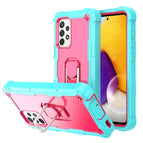 For Samsung Galaxy A72 5G / 4G / Mint Green + Rose Red